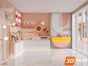 Cosmetic Store Skp Files 